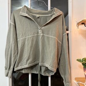 Old Navy Olive Green Women's Sweatshirt